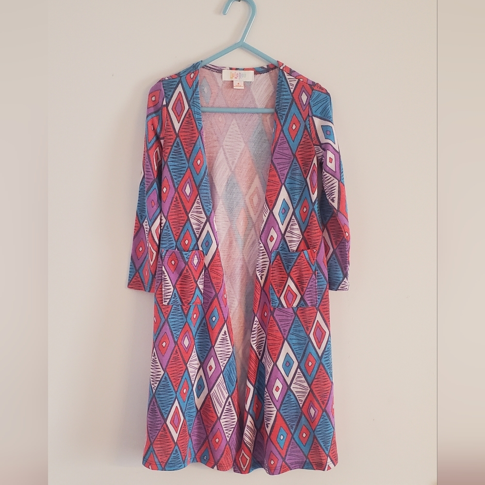 Lularoe Sariah, girls cardigan size 4